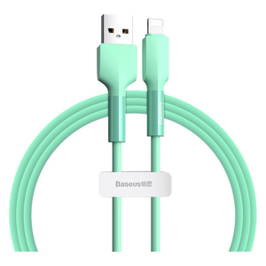 Дата кабель USB 3.1 AM to Lightning 1.0m CALDC 2.4A Silica gel Green Baseus (CALGJ-06)