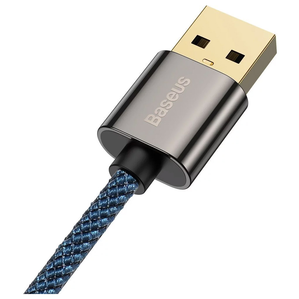 Дата кабель USB 3.1 AM to Type-C 1.0m CATCS 66W 90 Legend Series Elbow Blue Baseus (CACS000403) - 2