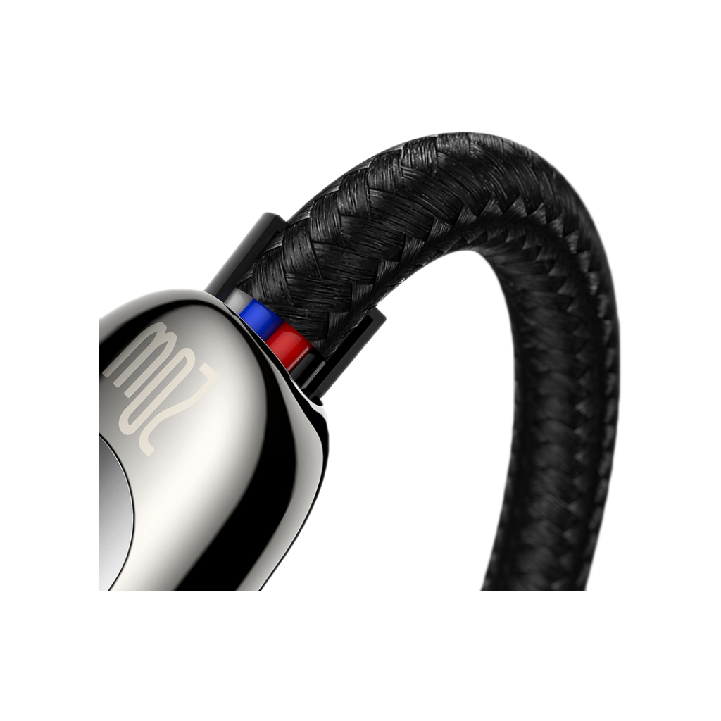 Дата кабель USB-C to Lightning 2.0m CATLSK 20W Display Black Baseus (CATLSK-A01) - 1