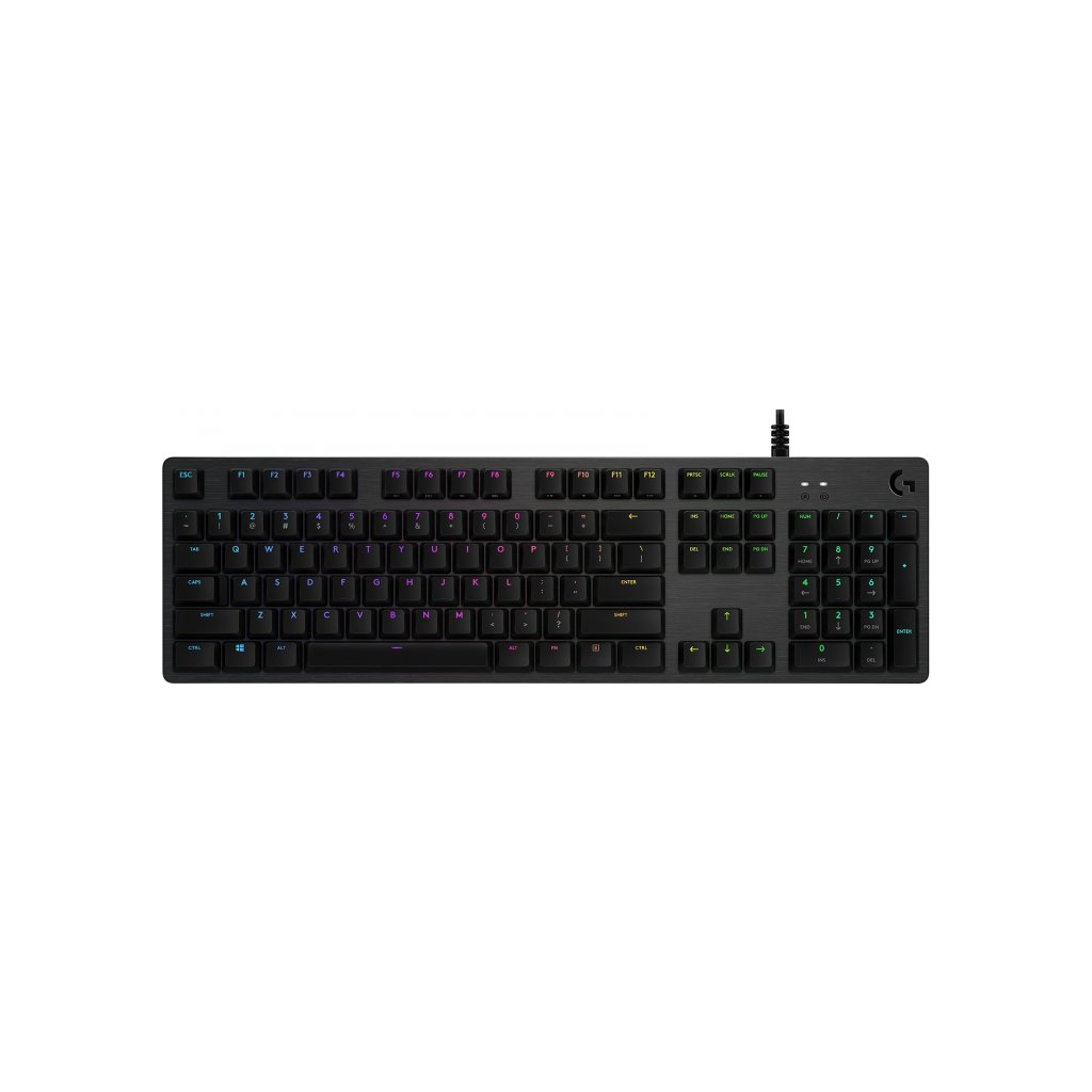 Клавиатура Logitech G512 Lightsync RGB Mechanical GX Blue USB UA Carbon (920-008946)