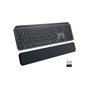 Клавиатура Logitech MX Keys Plus Advanced Wireless Illuminated with Palm Rest UA Graphit (920-009416)