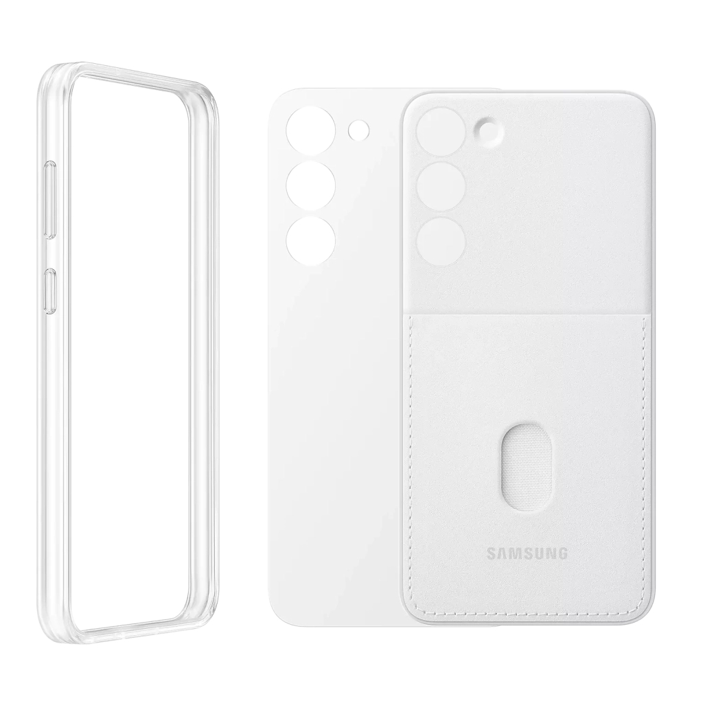 Чехол для моб. телефона Samsung Galaxy S23 Plus Frame Case White (EF-MS916CWEGRU) - 1