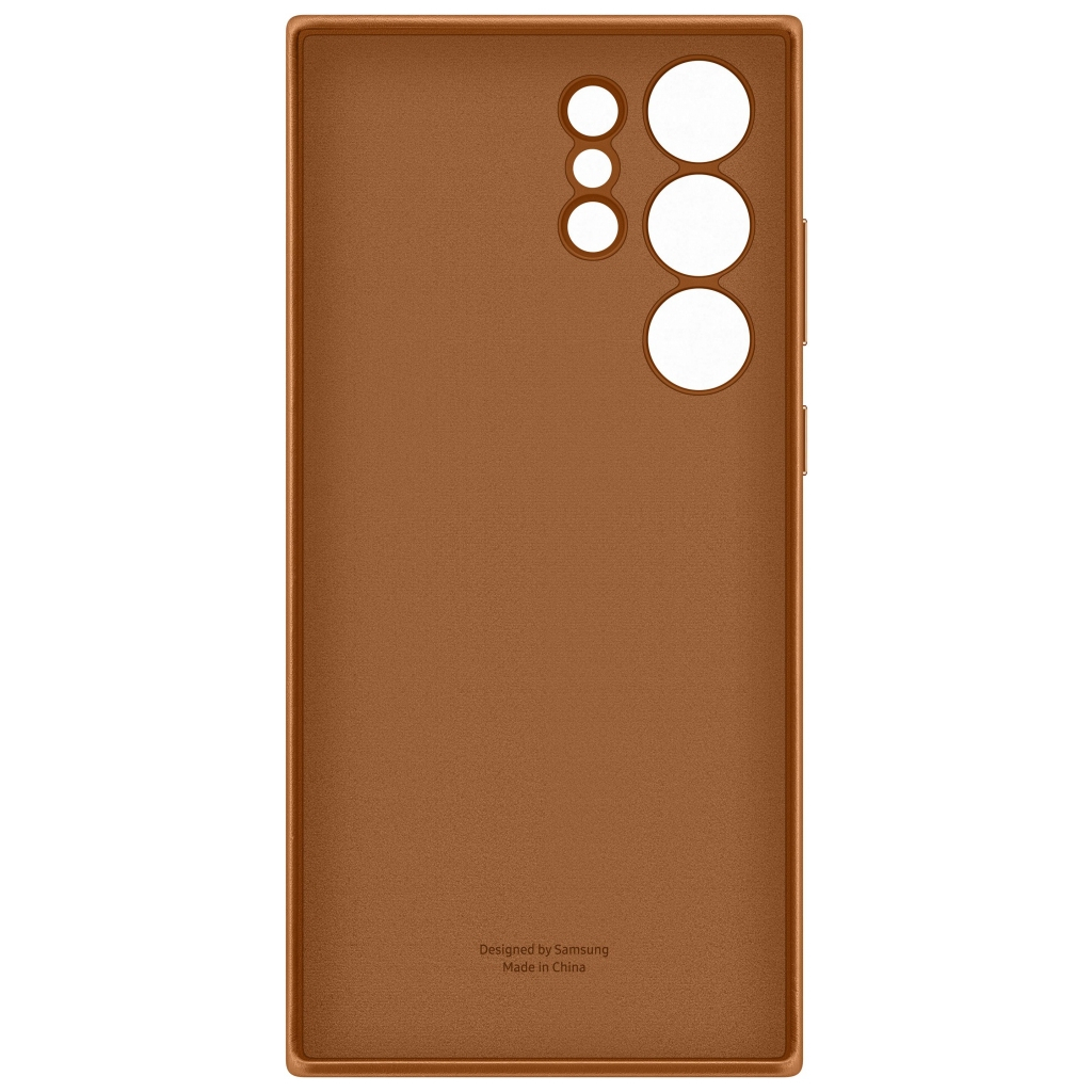 Чехол для моб. телефона Samsung Galaxy S23 Ultra Leather Case Camel (EF-VS918LAEGRU) - 1