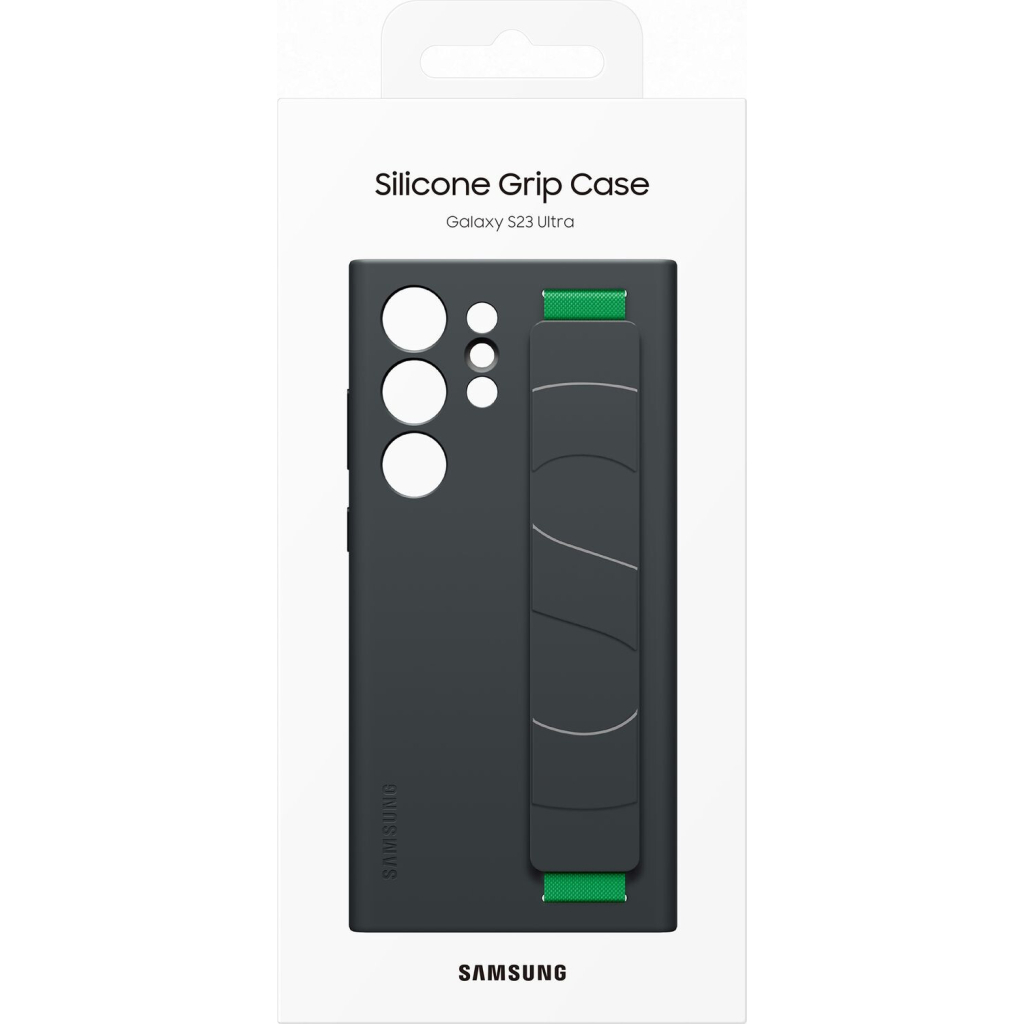 Чехол для моб. телефона Samsung Galaxy S23 Ultra Silicone Grip Case Black (EF-GS918TBEGRU) - 4