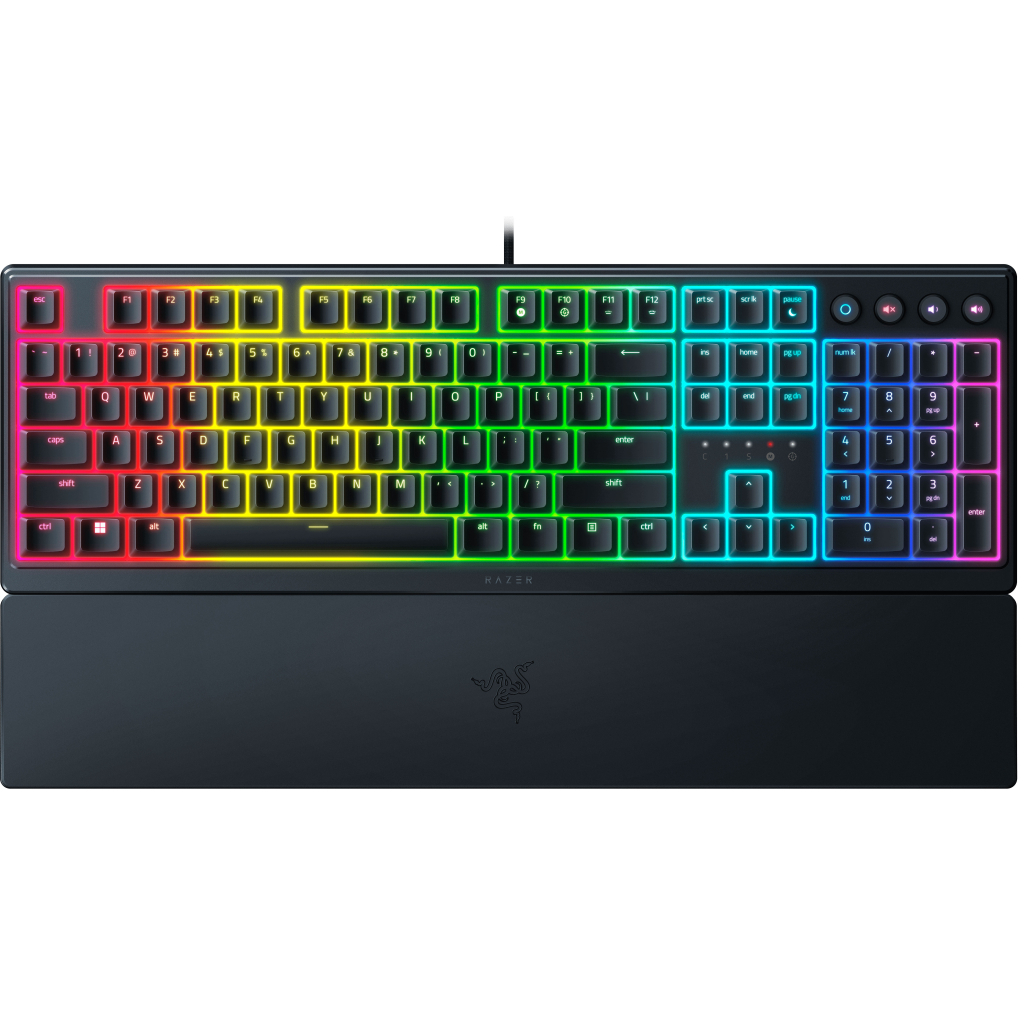 Клавиатура Razer Ornata V3 USB UA Black (RZ03-04460100-R3M1)