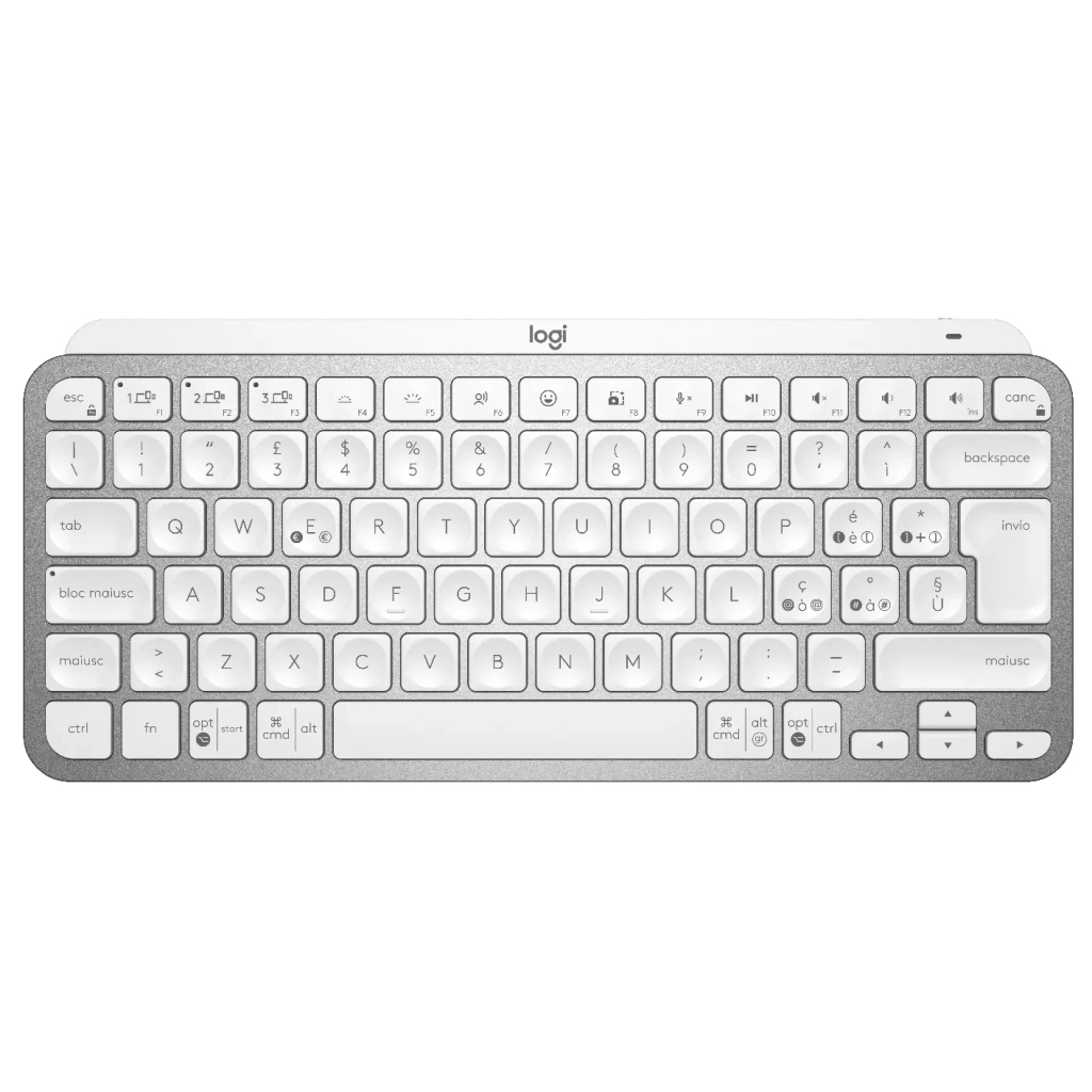 Клавиатура Logitech MX Keys Mini Wireless Illuminated UA Pale Grey (920-010499)