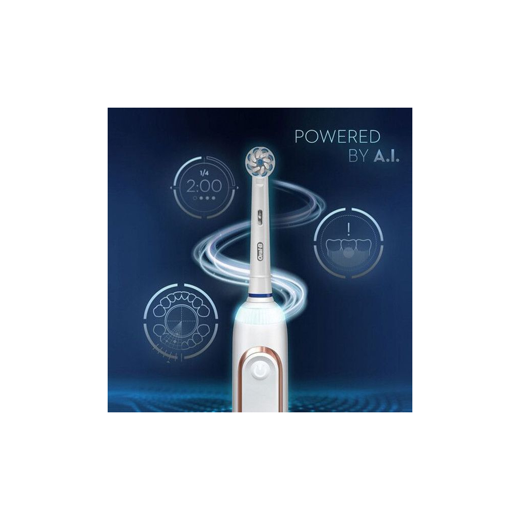 Электрическая зубная щетка Oral-B Genius X/D706.515.6X 20000N Rose gold - 2