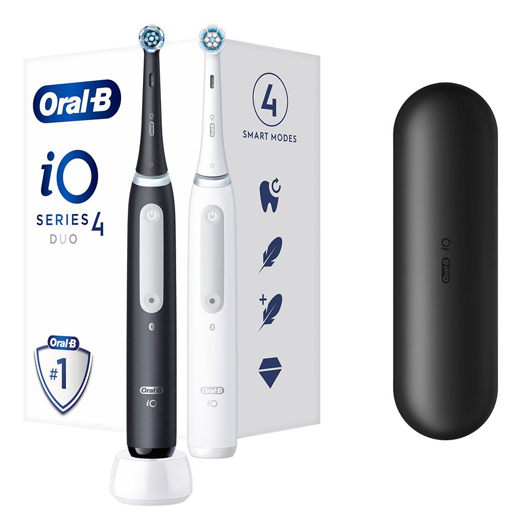 Электрическая зубная щетка Oral-B iOG4d.2J6.2K DUO Black+White (2) - 1