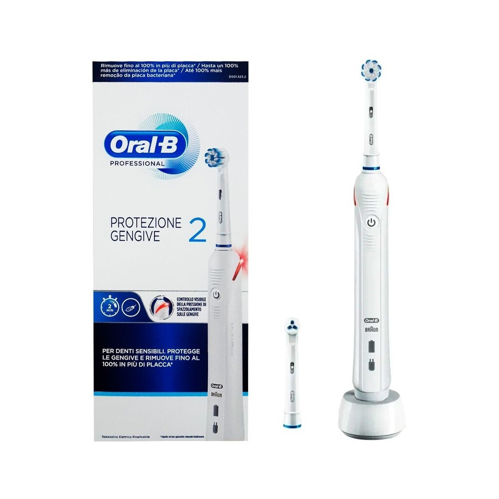 Электрическая зубная щетка Oral-B PRO2 2000 D 501.523.2 WH - 1