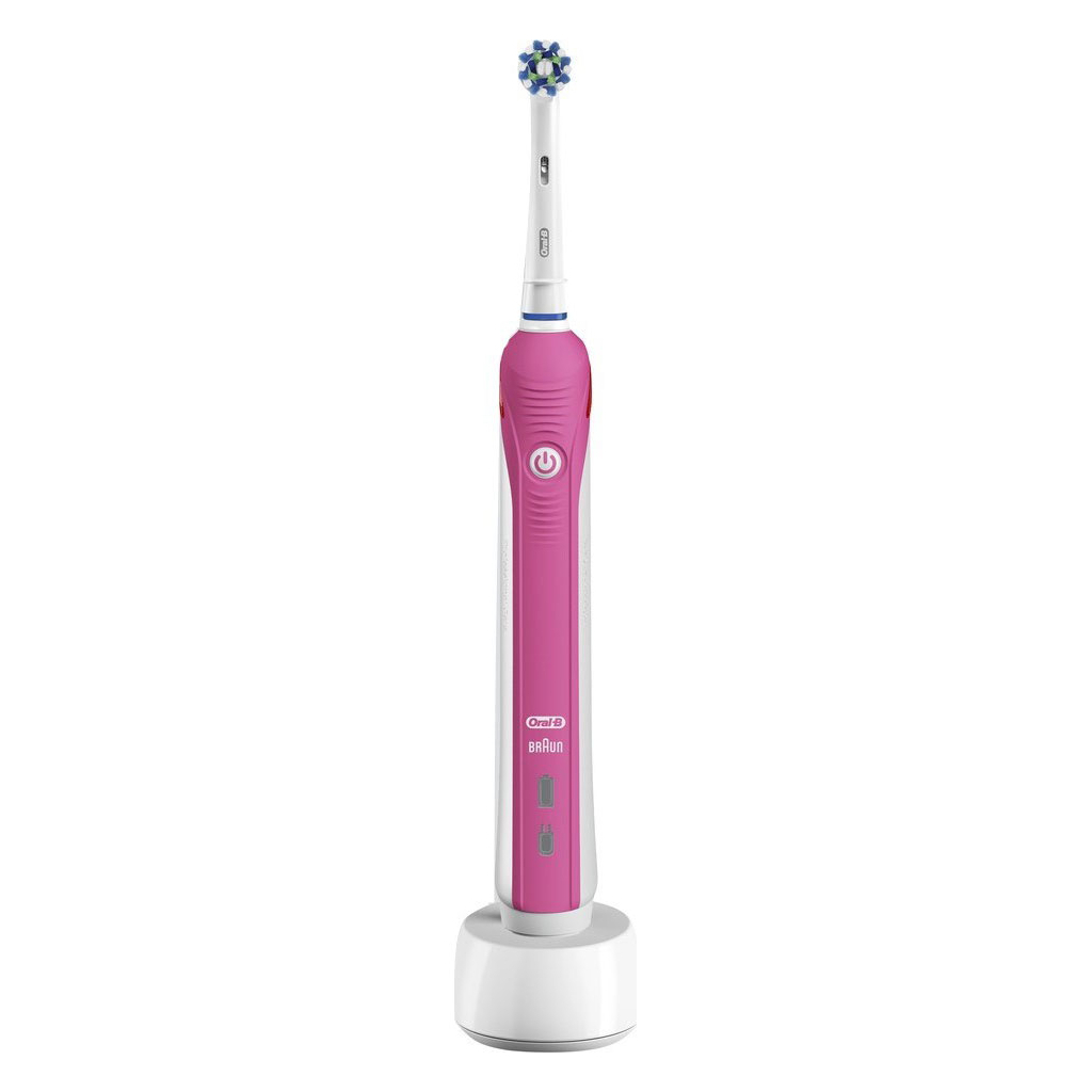 Электрическая зубная щетка Oral-B PRO2 2500 D 501.513.2 X Pink Cross Action