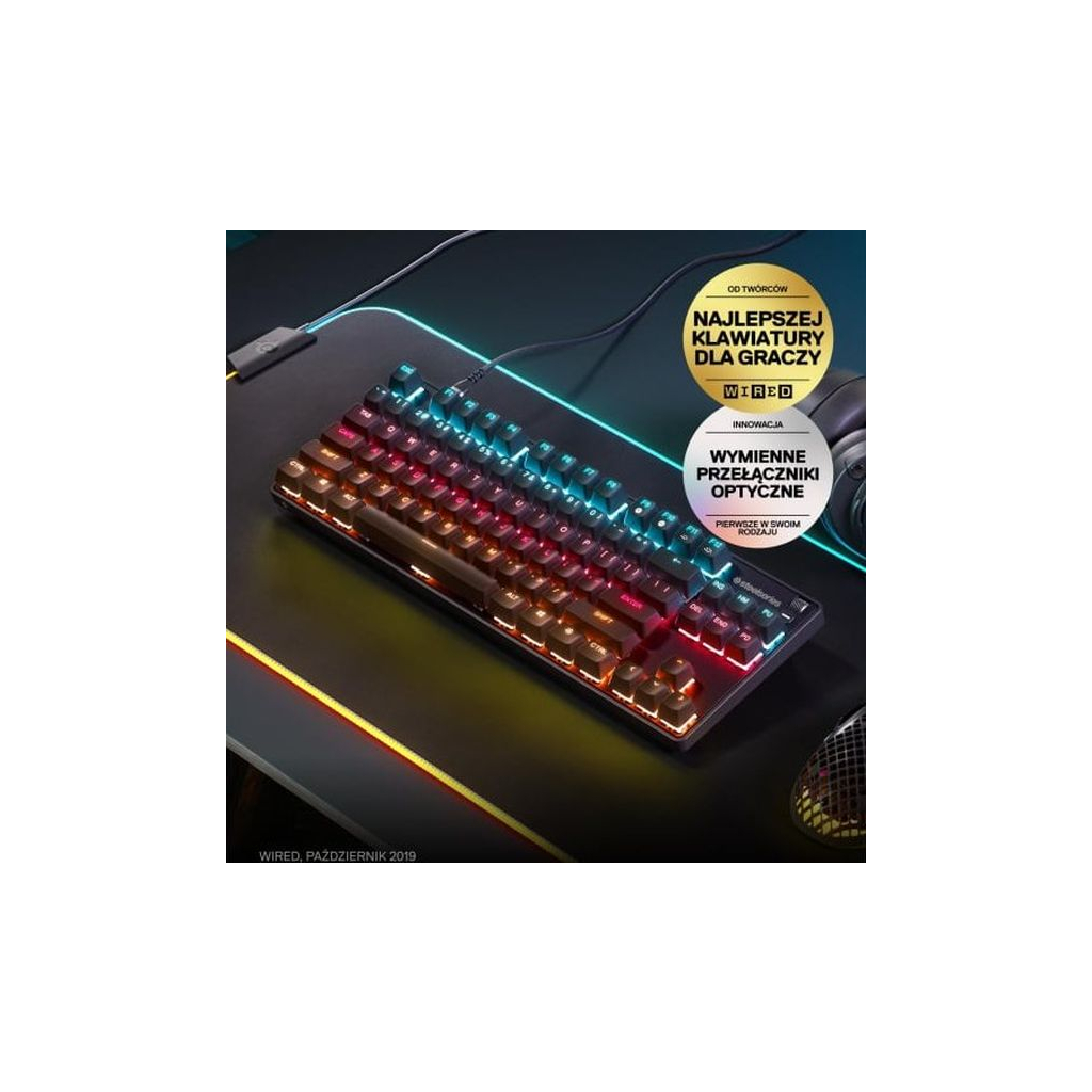 Клавиатура SteelSeries APEX 9 TKL USB Black (SS64847) - 2