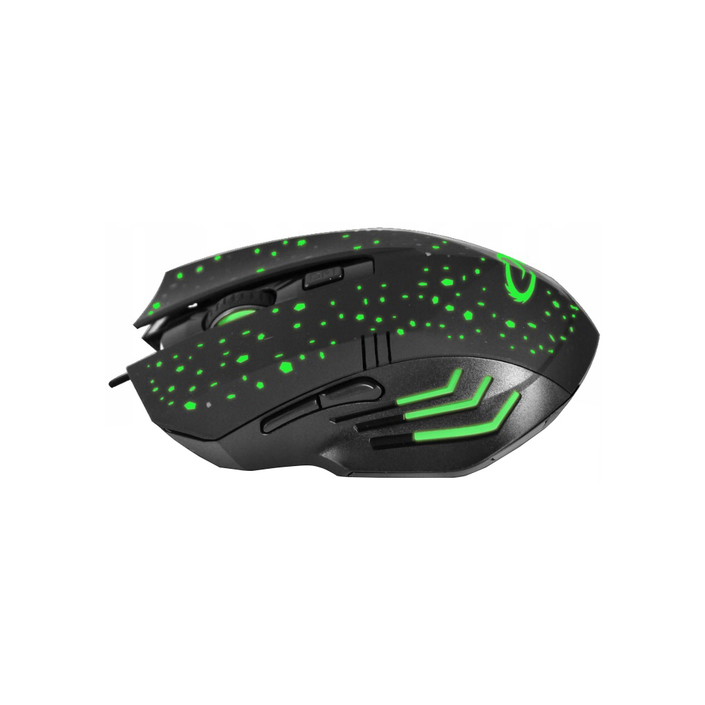 Мышка Esperanza MX212 Galaxy USB Black-Green (EGM212) - 1