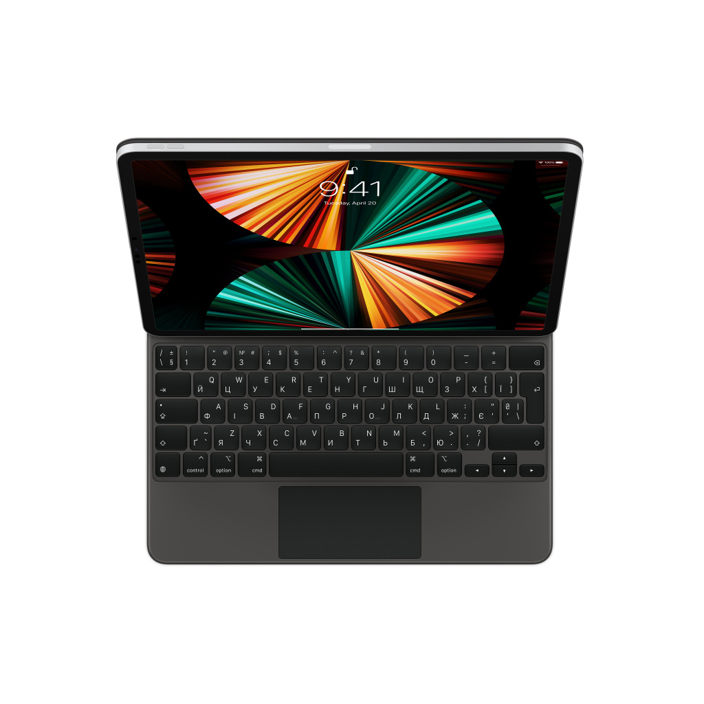 Чехол для планшета Apple Magic Keyboard for iPad Pro 12.9" (5th gen) - Black - Ukr (MJQK3UA/A)