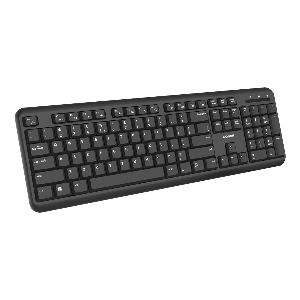 Клавиатура Canyon W20 Wireless Black (CNS-HKBW02-RU) - 3