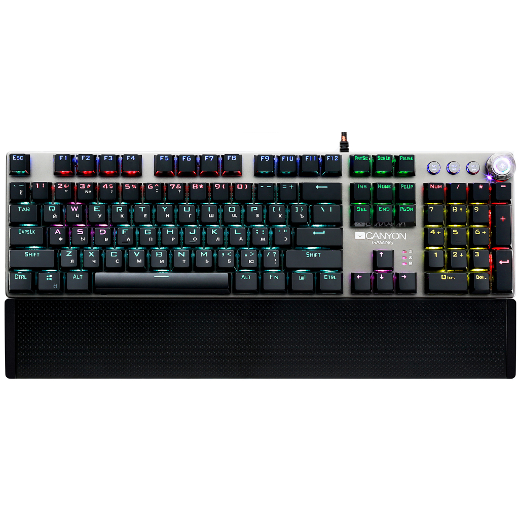 Клавиатура Canyon Nightfall GK-7 USB Black (CND-SKB7-RU)