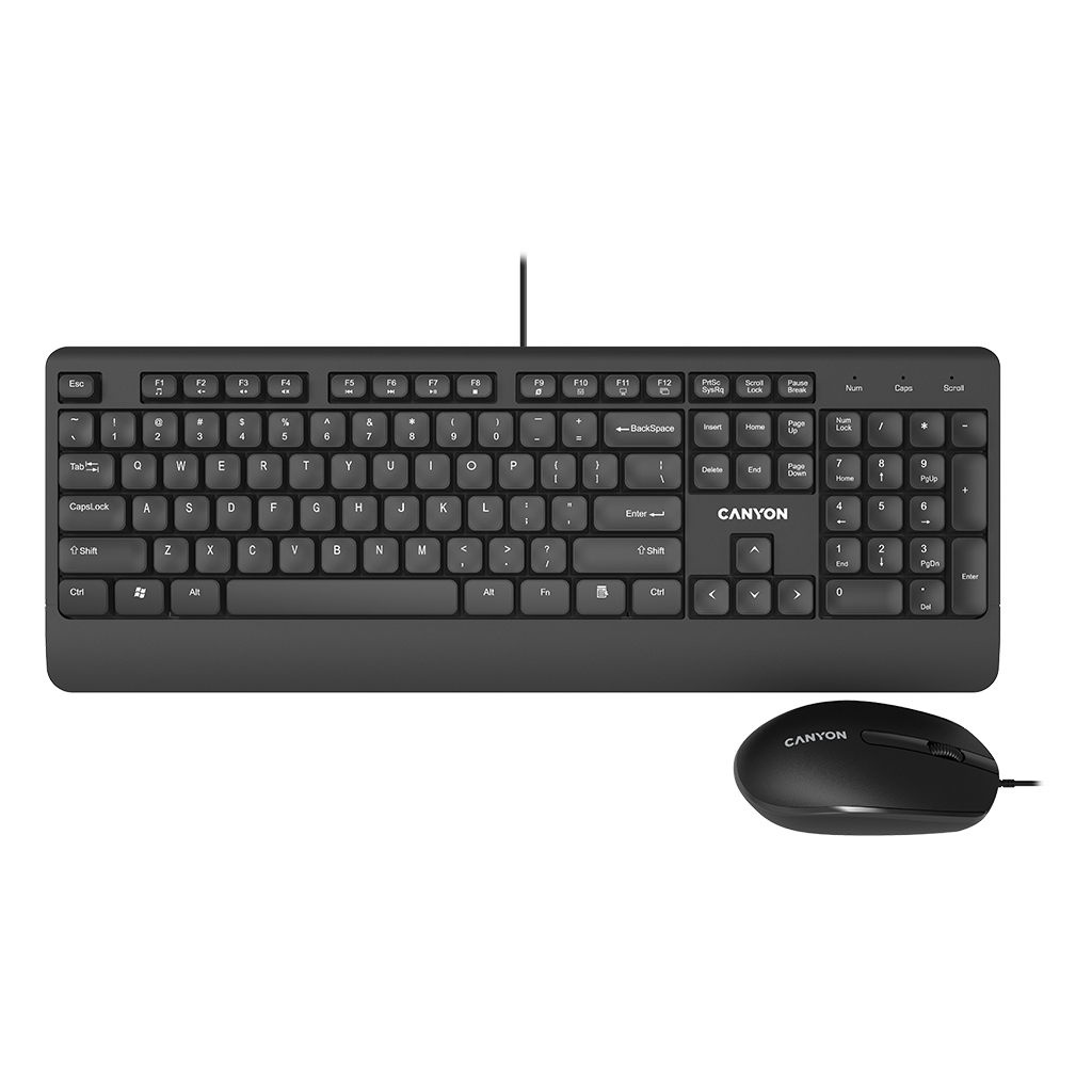 Комплект Canyon SET-14 USB Black (CNE-CSET4-RU) - 1