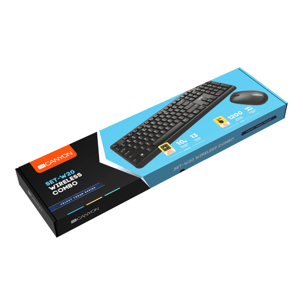 Комплект Canyon SET-W20 Wireless Black (CNS-HSETW02-RU) - 3