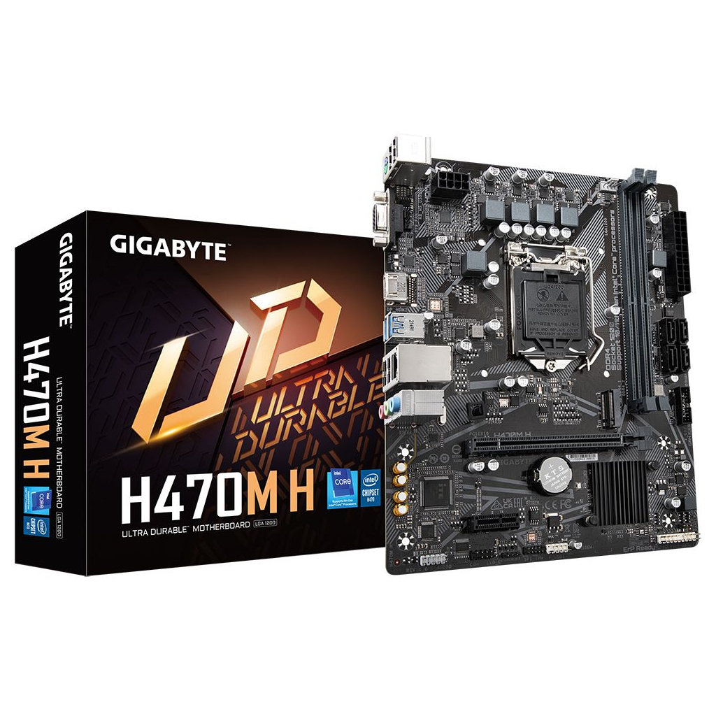 Материнская плата GIGABYTE H470M H