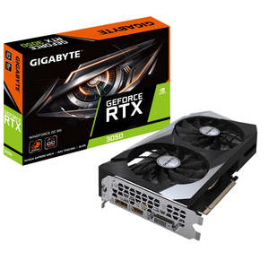 Видеокарта GIGABYTE GeForce RTX3050 8Gb WINDFORCE OC (GV-N3050WF2OC-8GD)