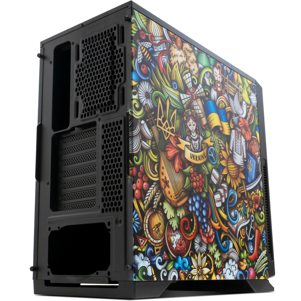 Корпус Vinga Black Widow Ukraine Free (01230011784) - 6