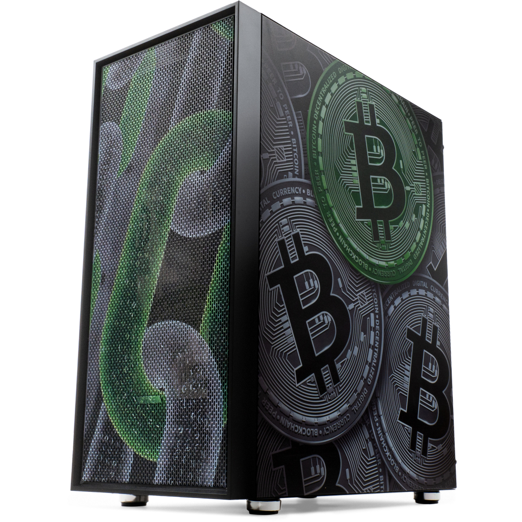 Корпус Vinga Pillar Black Bitcoin (01230011783) - 2