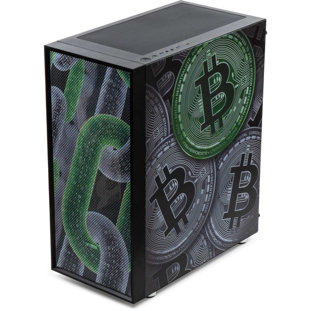 Корпус Vinga Pillar Black Bitcoin (01230011783) - 4