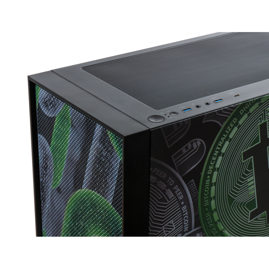 Корпус Vinga Pillar Black Bitcoin (01230011783) - 5