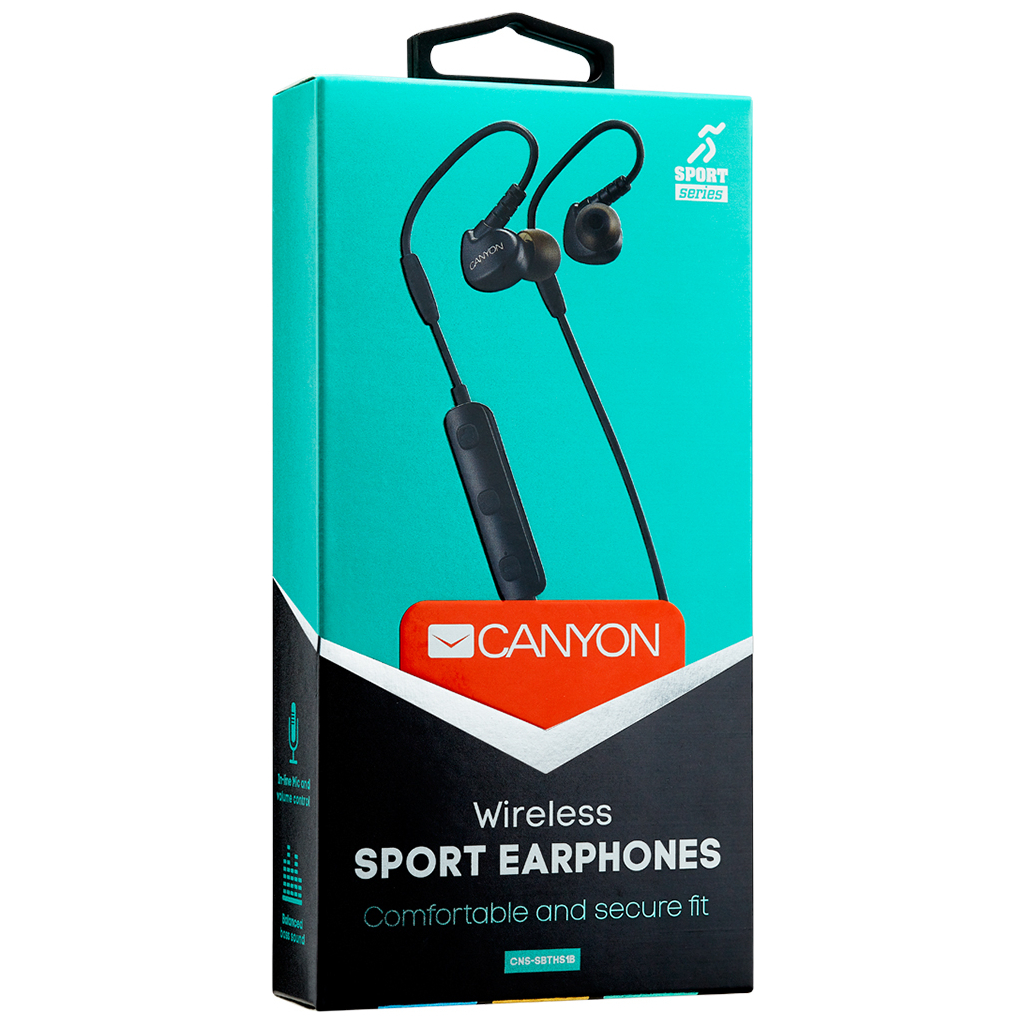 Наушники Canyon BTH-1 Bluetooth Black (CNS-SBTHS1B) - 4