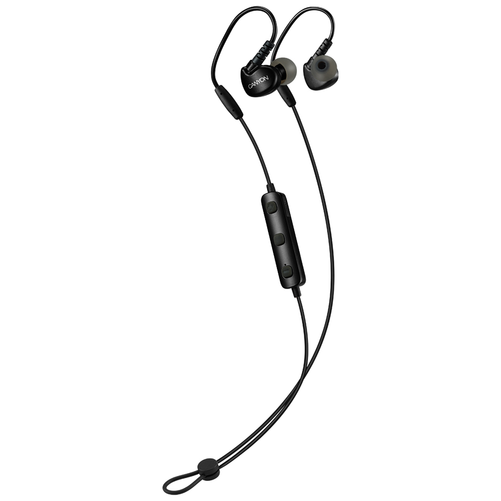 Наушники Canyon BTH-1 Bluetooth Black (CNS-SBTHS1B)