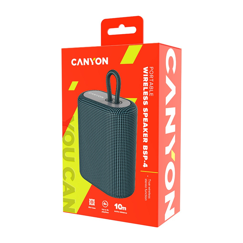 Акустическая система Canyon BSP-4 Bluetooth Dark Grey (CNE-CBTSP4DG) - 3