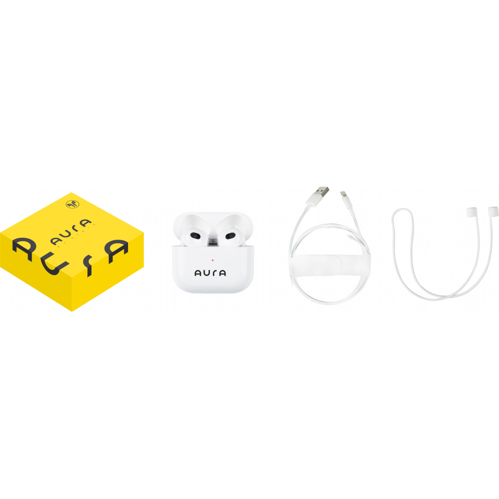 Наушники AURA 3 White (TWSA3W) - 5