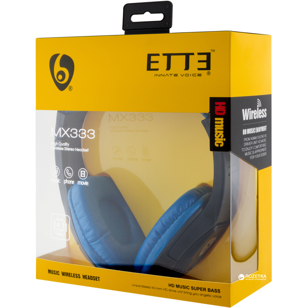 Наушники Ovleng MX333 HD Music Super Bass Blue (nonmx333bl) - 1