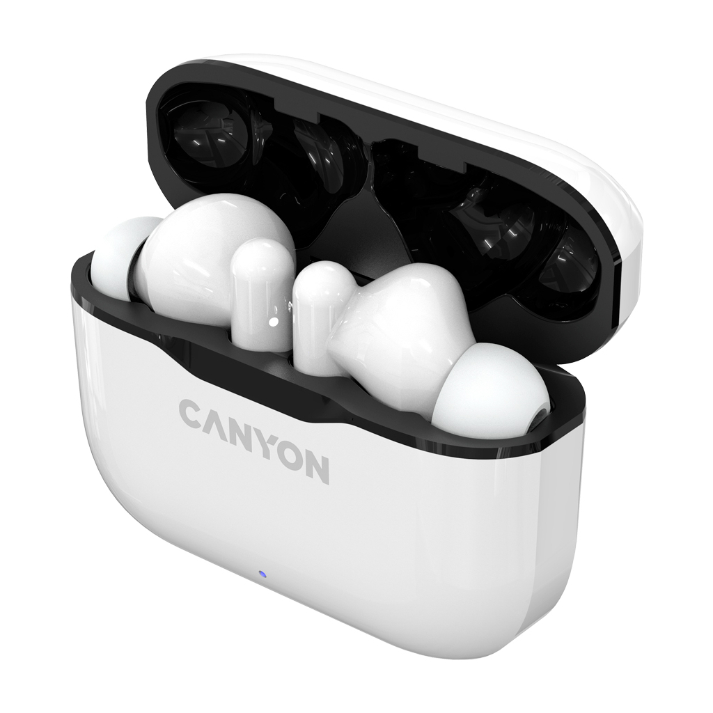 Наушники Canyon TWS-3 White (CNE-CBTHS3W) - 2 Наушники Canyon TWS-3 White (CNE-CBTHS3W) - 2