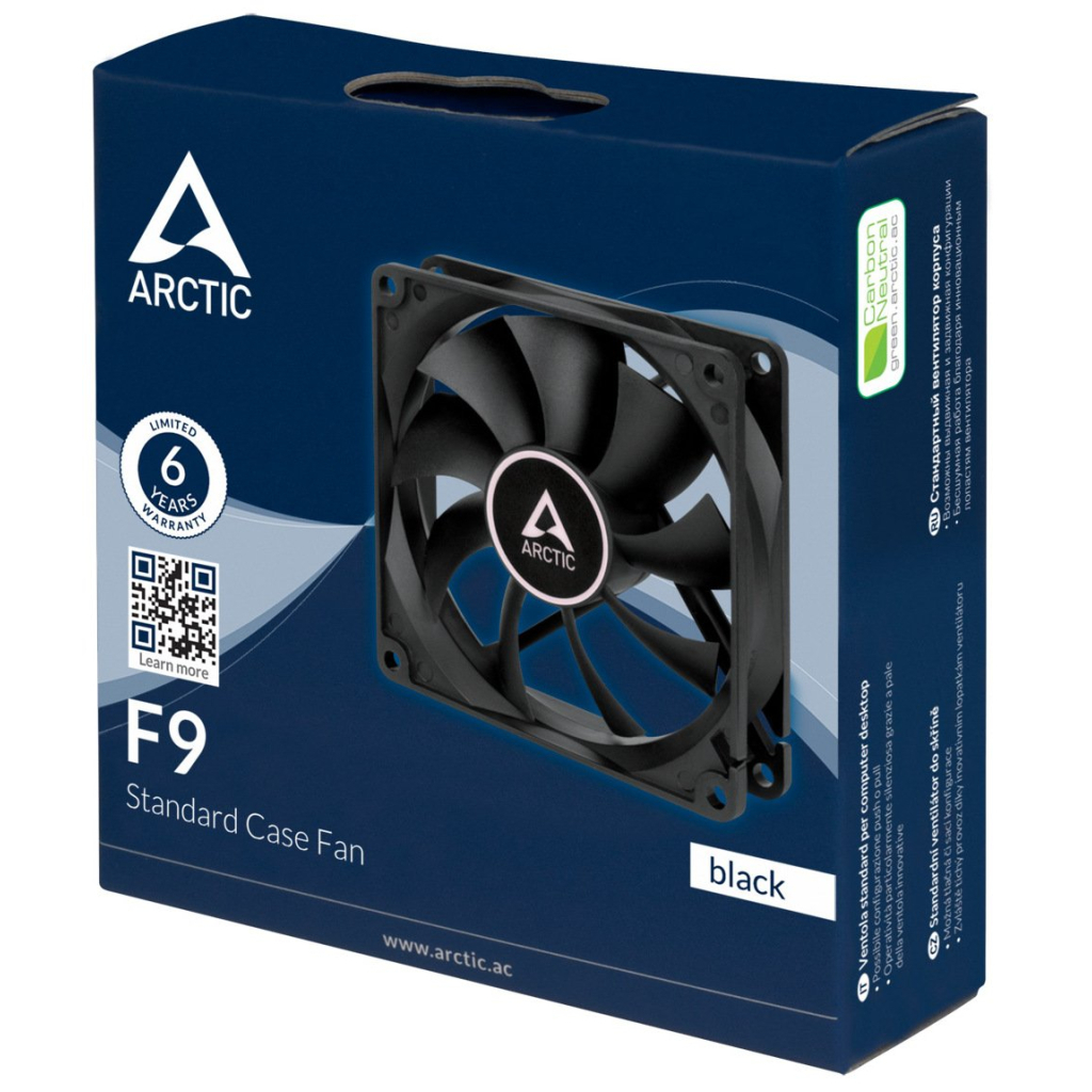 Кулер для корпуса Arctic F9 BLACK (ACFAN00212A) - 3