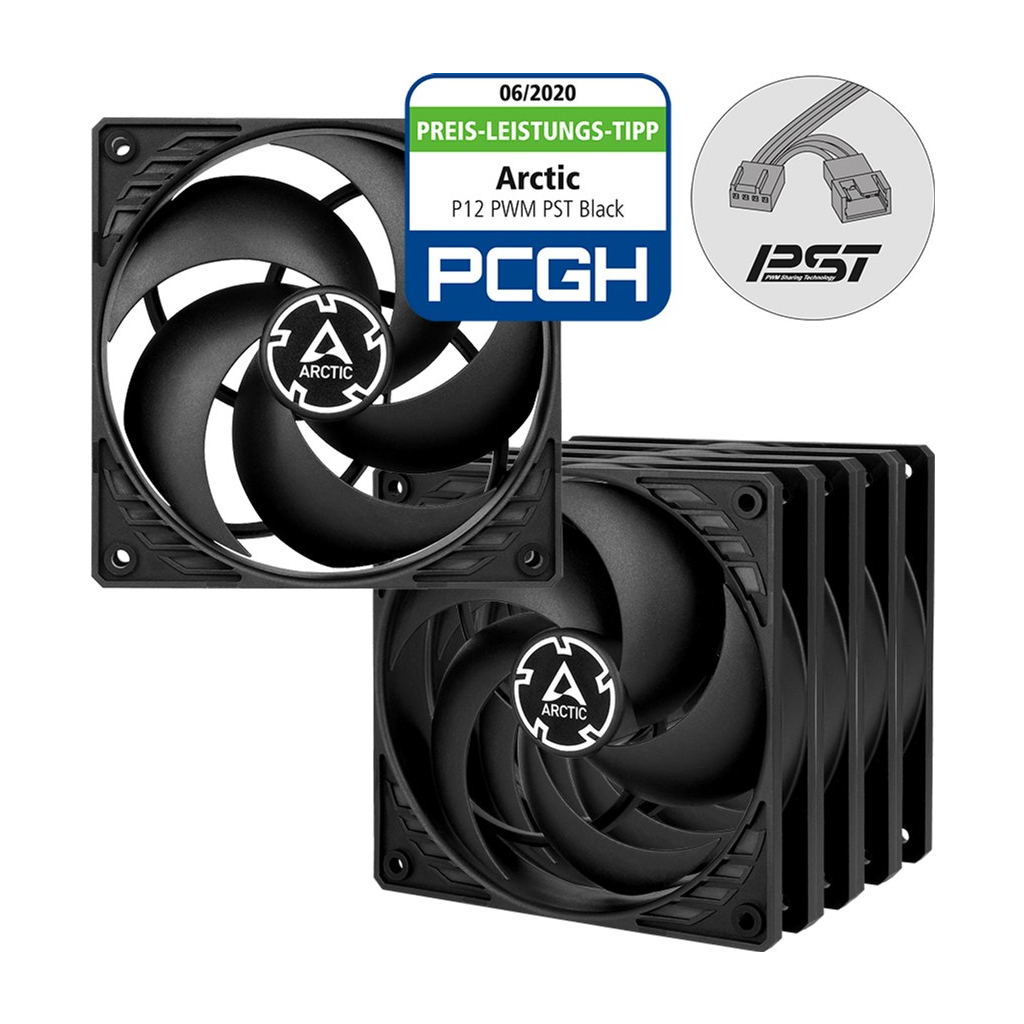 Кулер для корпуса Arctic P12 PWM PST 5pcs (ACFAN00137A) - 1