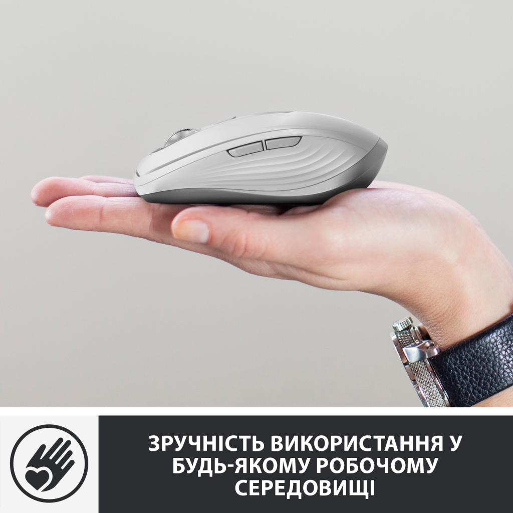 Мышка Logitech MX Anywhere 3 Performance for Business Wireless Graphite (910-006205) - 2