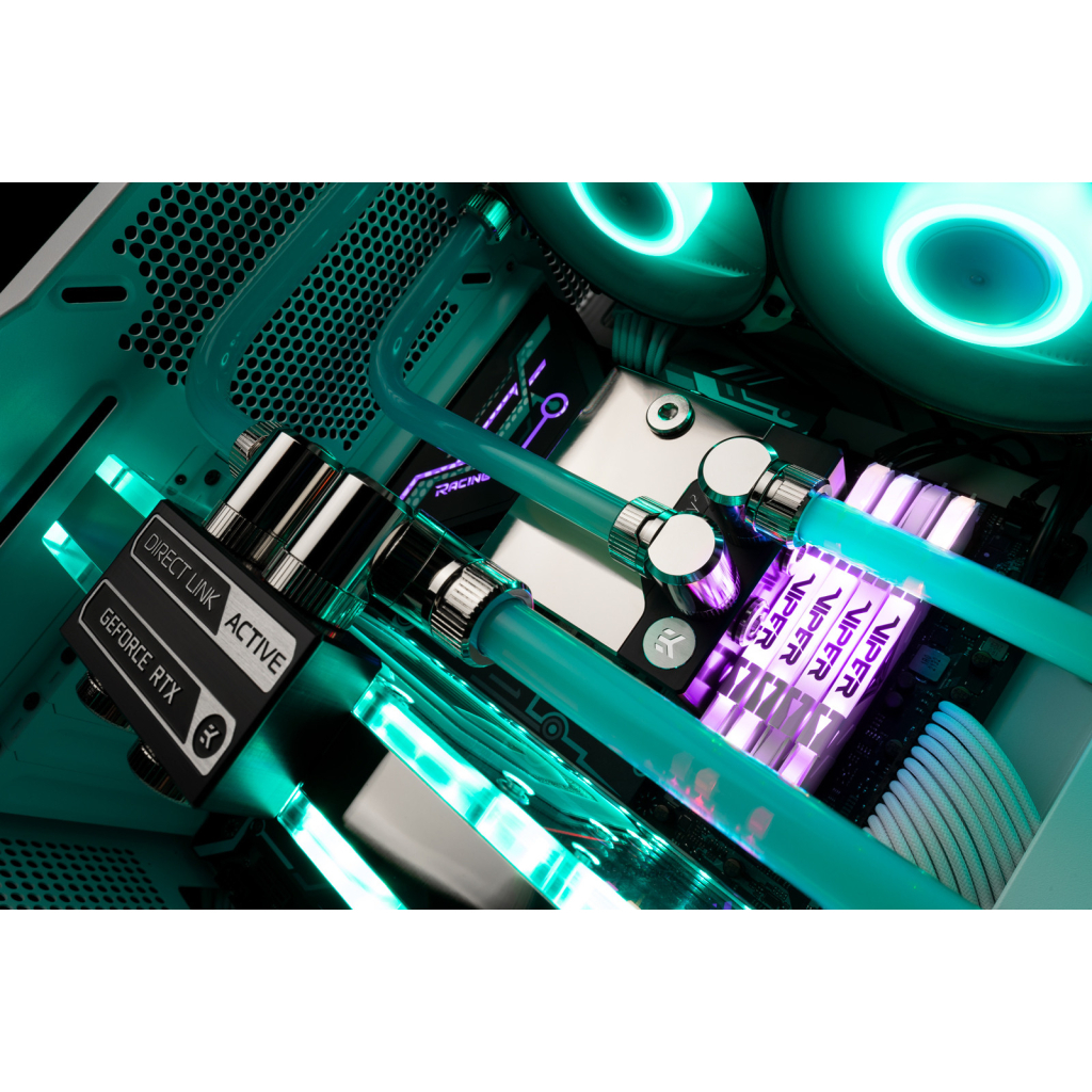 Водоблок Ekwb EK-Quantum Velocity DDC 4.2 PWM D-RGB - 1700 Nickel + Plexi (3831109897539) - 4