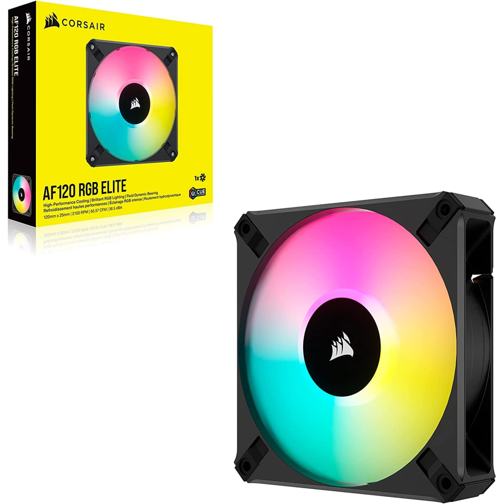 Кулер для корпуса Corsair AF120 RGB Elite (CO-9050153-WW) - 1