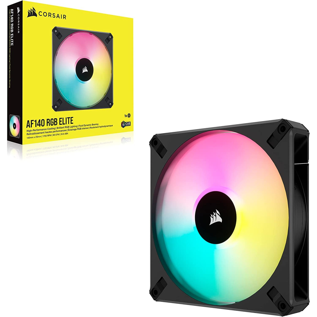 Кулер для корпуса Corsair AF140 RGB Elite (CO-9050155-WW) - 1