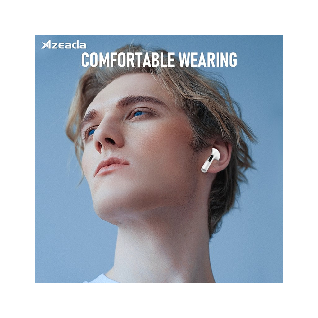 Наушники Proda Azeada Lingcon 4th Mini TWS BT-112 White (PRD-BT112WT) - 9