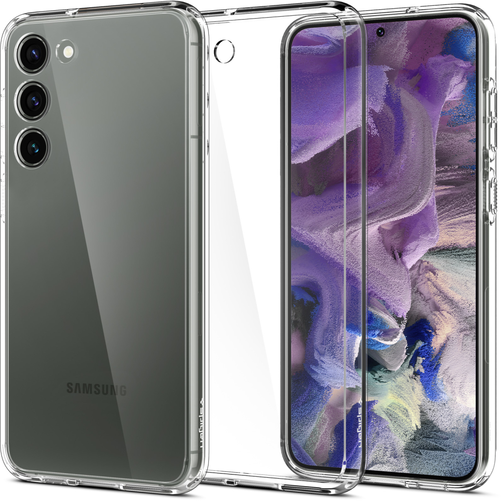 Чехол для моб. телефона Spigen Samsung Galaxy S23 Ultra Hybrid, Crystal Clear (ACS05714) - 5