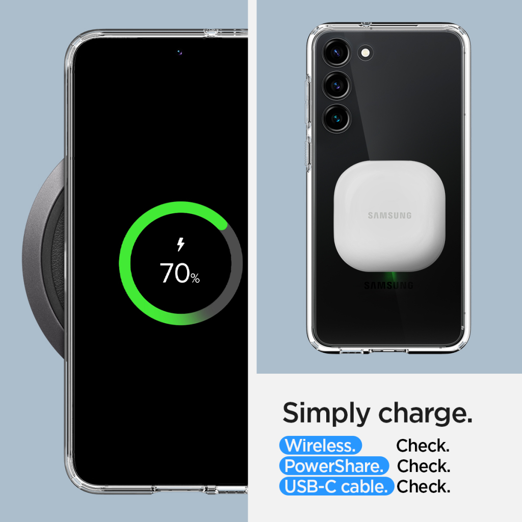 Чехол для моб. телефона Spigen Samsung Galaxy S23 Ultra Hybrid, Crystal Clear (ACS05714) - 9