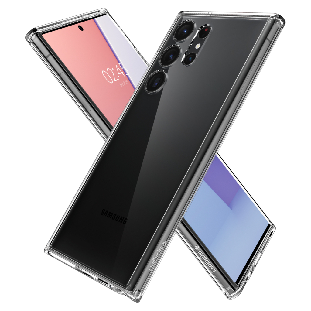 Чехол для моб. телефона Spigen Samsung Galaxy S23 Ultra Ultra Hybrid, Crystal Clear (ACS05617) - 3