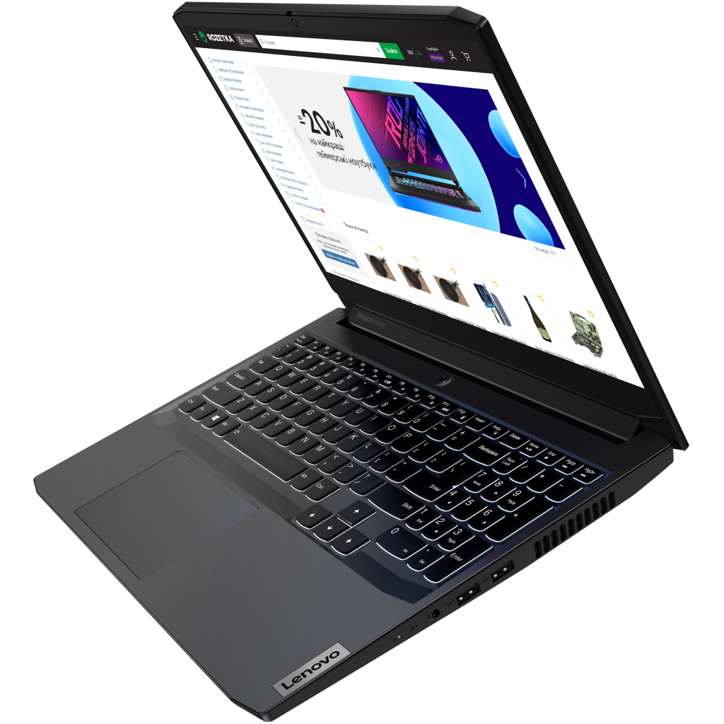 Ноутбук Lenovo IdeaPad Gaming 3 15ACH6 (82K201NXRA) - 5