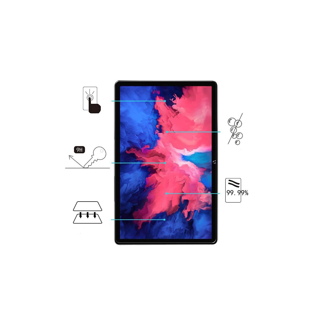 Стекло защитное BeCover Lenovo Tab P11 (2nd Gen) (TB-350FU/TB-350XU) 11.5" (708346) - 5