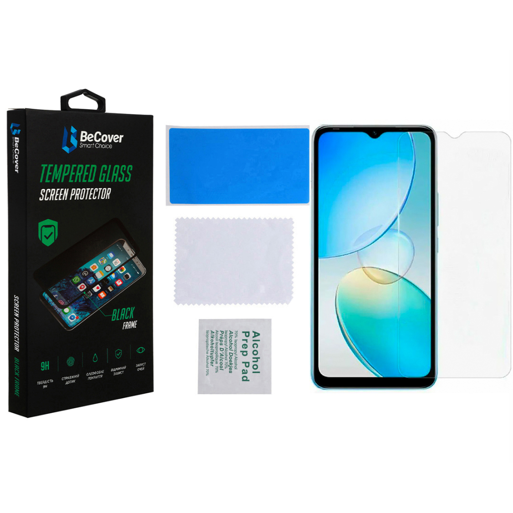 Стекло защитное BeCover Infinix Hot 12і (X665B) 3D Crystal Clear Glass (708539) - 2