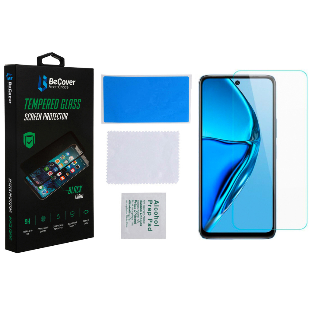 Стекло защитное BeCover Infinix Hot 20 (X6826B) 3D Crystal Clear Glass (708541) - 2