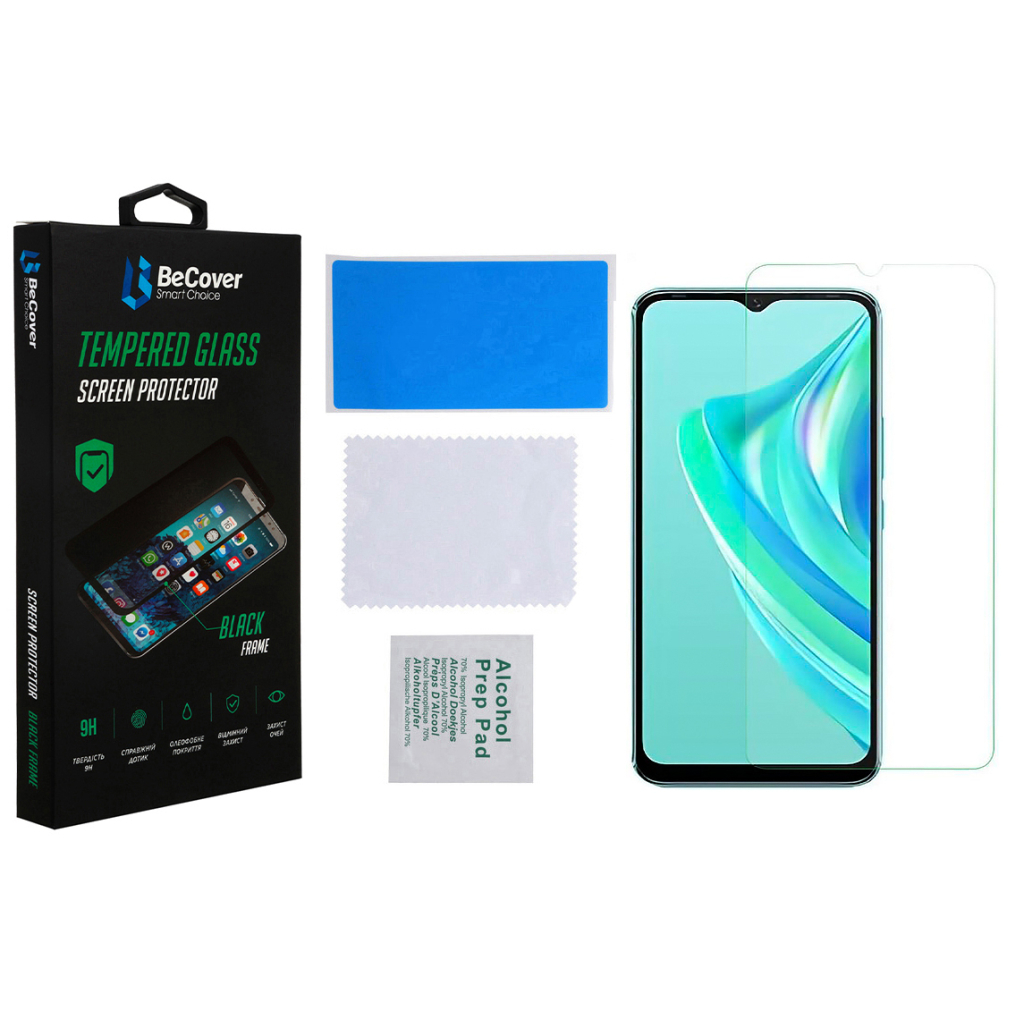 Стекло защитное BeCover Infinix Hot 20і (X665E) 3D Crystal Clear Glass (708543) - 2