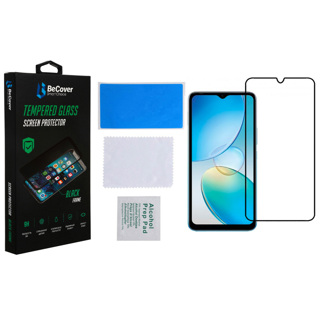Стекло защитное BeCover Infinix Hot 20і (X665E) Black (708544) - 2