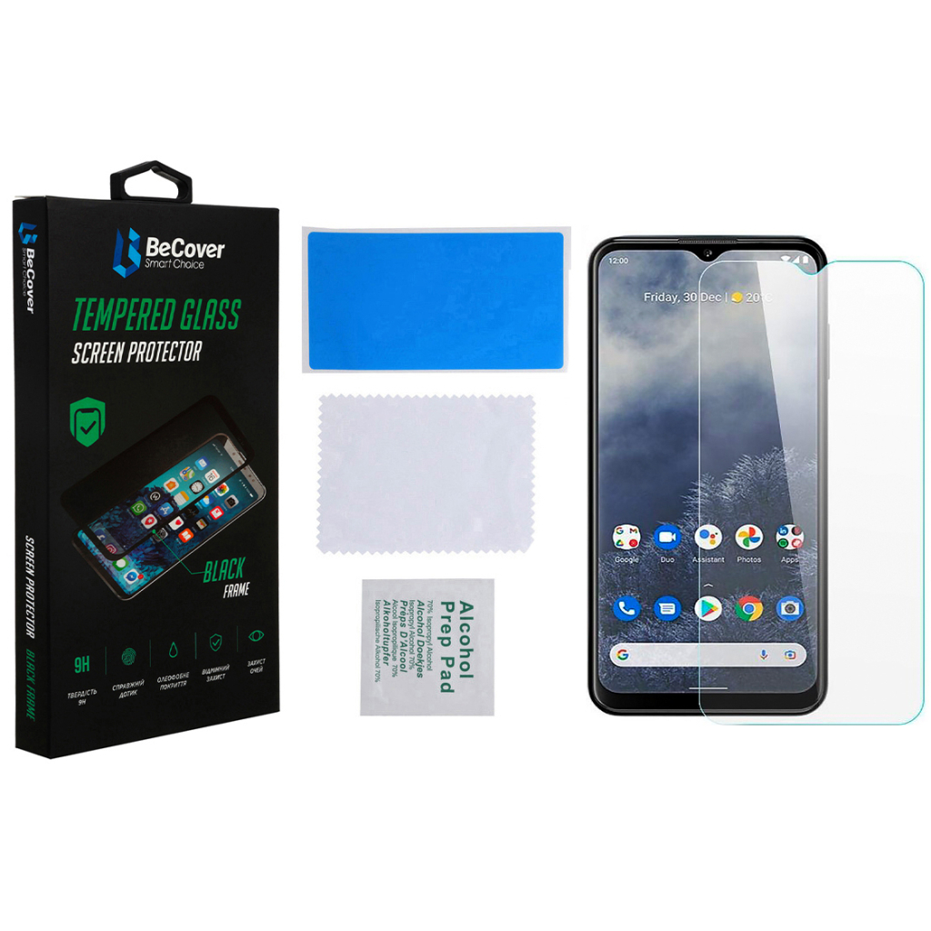 Стекло защитное BeCover Nokia G60 5G 3D Crystal Clear Glass (708547) - 2